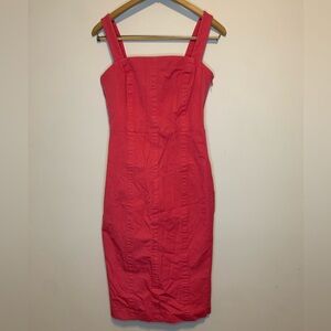 Banana Republic Pink Jean Women’s sleeveless shift Dress academia Size 4